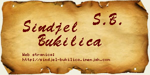 Sinđel Bukilica vizit kartica